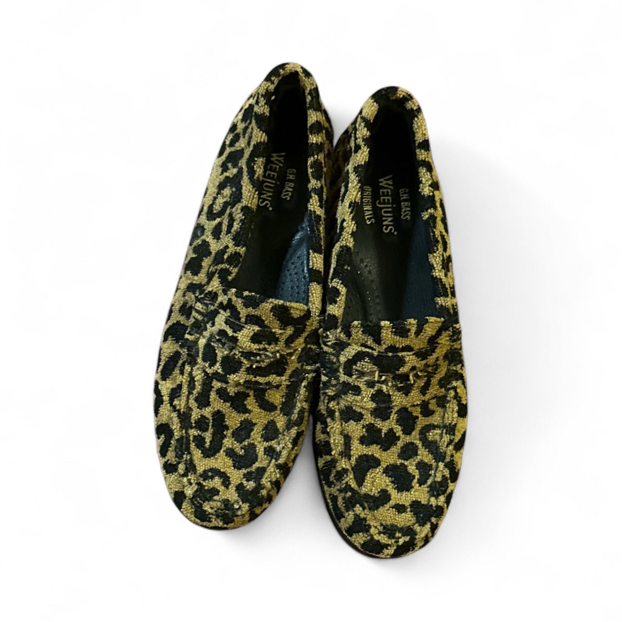 G.H. Bass Animal Print Penny Loafers