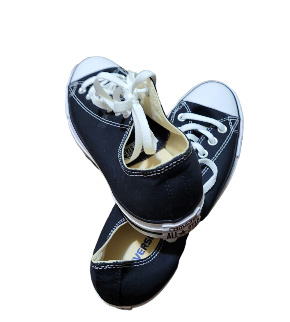 Classic Black and White Sneakers