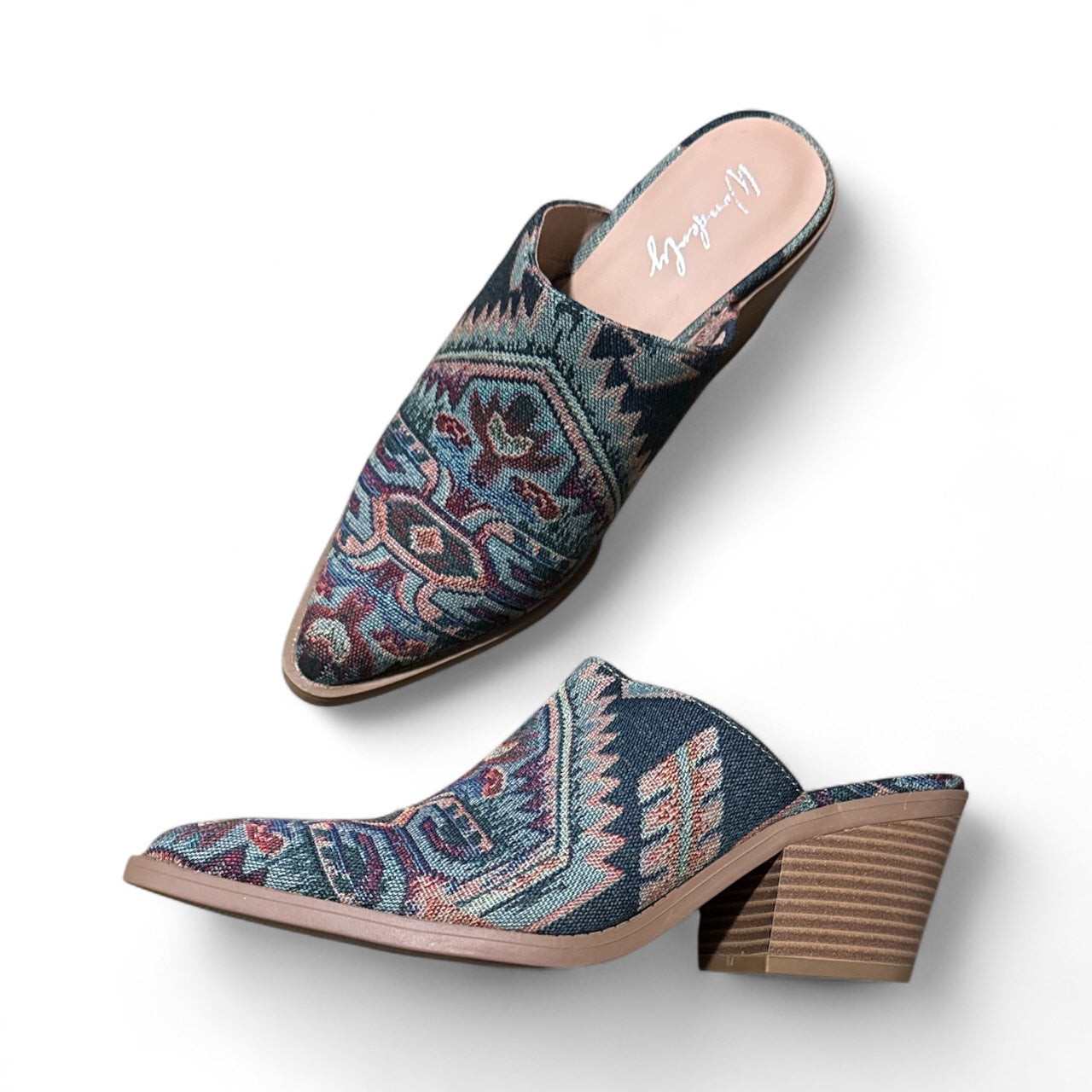 Wonderly Textile Mules