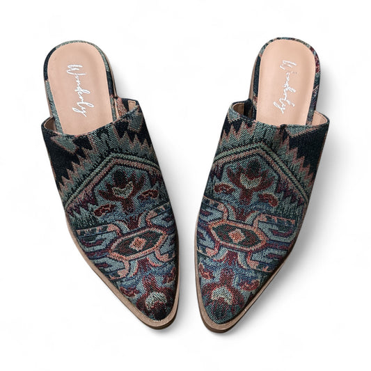 Wonderly Textile Mules