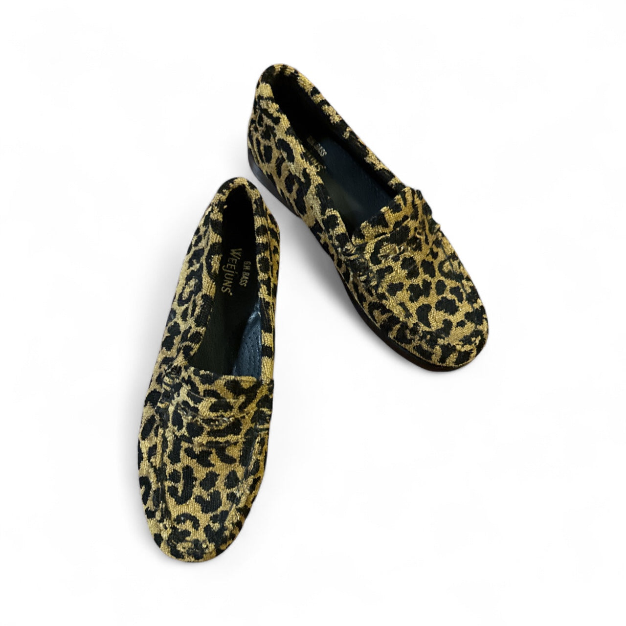 G.H. Bass Animal Print Penny Loafers