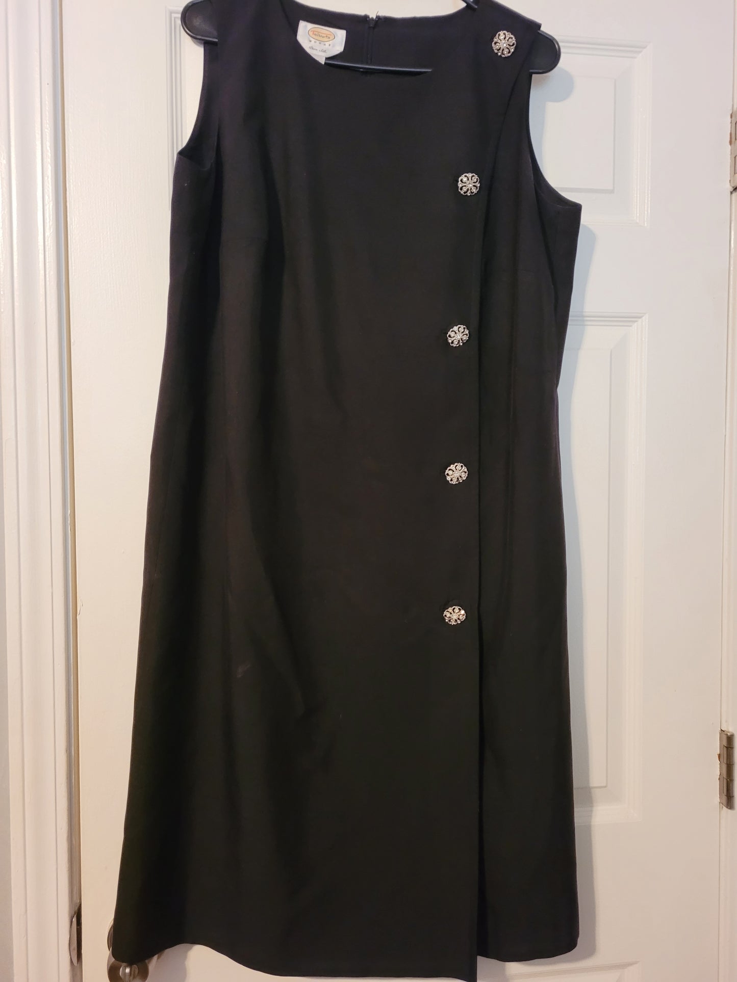 Talbots Black Silk Dress