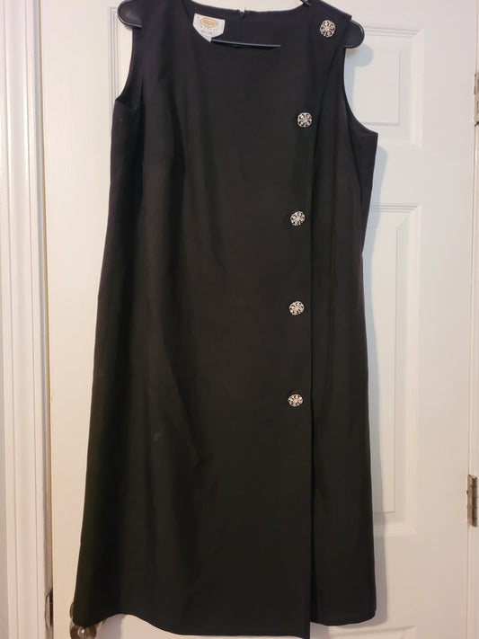 Talbots Black Silk Dress